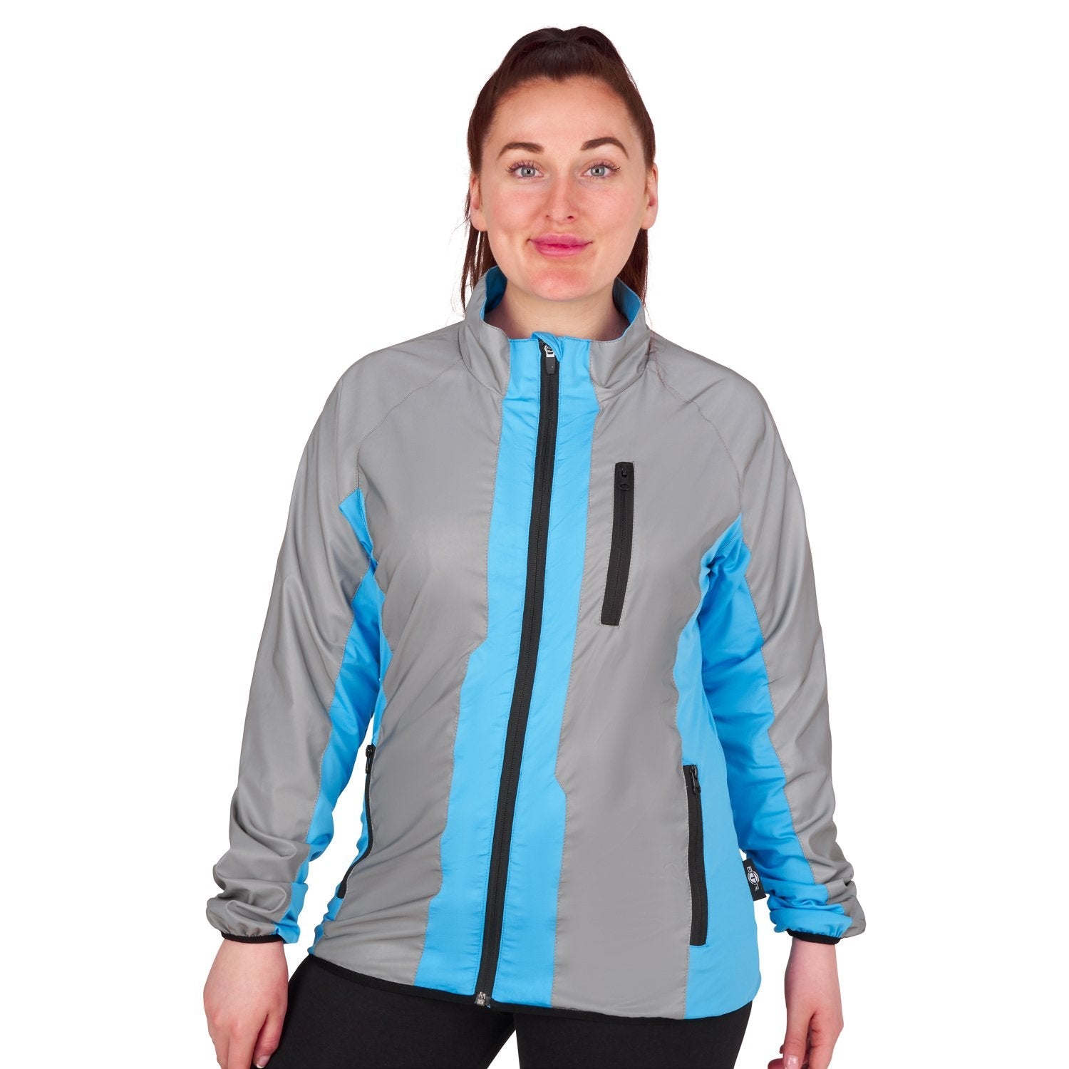 Women's High Vis Reflective Running Jacket.